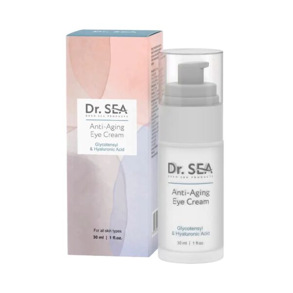 Anti-aging očný krém s komplexom GLYCOTENSYL a kyselinou hyalurónovou, 30 ml - Dr. Sea