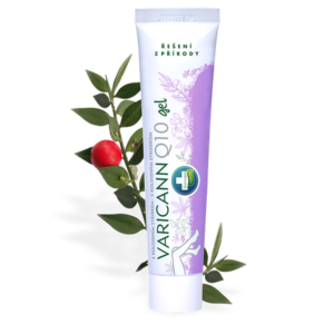 VARICANN Q10 gél na nohy, kŕčové žily s koloidným striebrom - 75 ml - Annabis