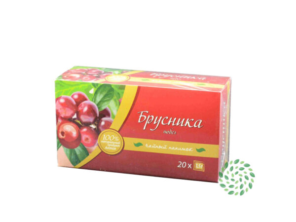 Brusnicový čaj porciovaný- Firma Kima - 20x1,5g